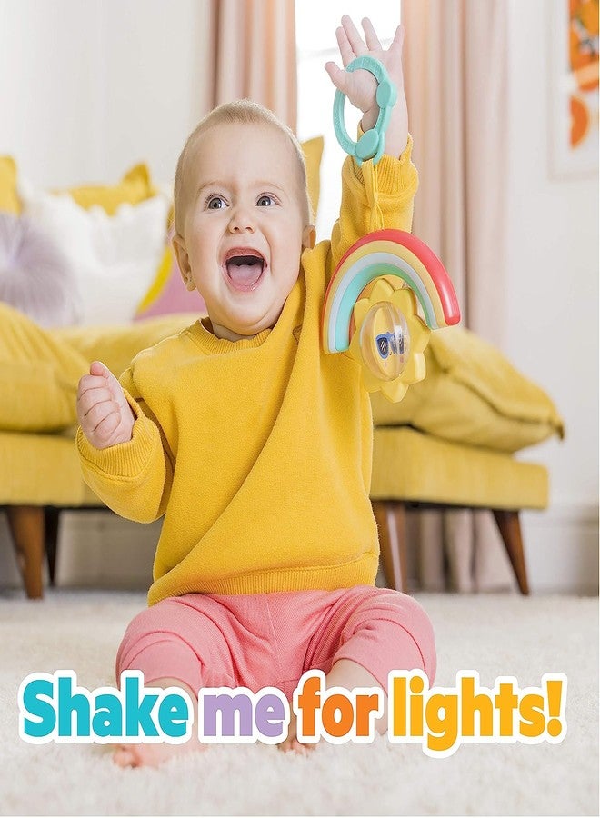 لعبة KIPA GAMING Sun Shaker Shake & Glow - لعبة موسيقية مضيئة للأطفال الرضع - مثالية لوقت اللعب، ووقت الاستلقاء على البطن، والمرح أثناء التنقل! - Image 4